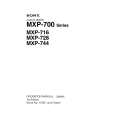 SONY MXP-744 Manual de Usuario