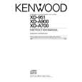 KENWOOD XDA900 Manual de Usuario