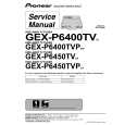 PIONEER GEX-P6450TV Instrukcja Serwisowa
