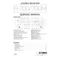 YAMAHA R-700 Manual de Servicio