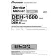 PIONEER DEH-1600 Manual de Servicio