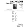 SONY SSDX2 Manual de Servicio