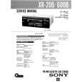 SONY XR6000 Manual de Servicio