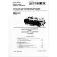FISHER FVH-P4000 MECHANISM Instrukcja Serwisowa