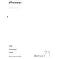 PIONEER BDP-LX71/WPWXJ Manual de Usuario