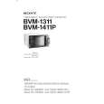 SONY BVM-1311 Instrukcja Serwisowa