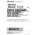 PIONEER DEH-281MP/XN/EW5 Instrukcja Serwisowa