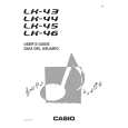 CASIO LK-44 Manual de Usuario