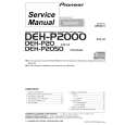 PIONEER DEH-P2050/XM/ES Instrukcja Serwisowa