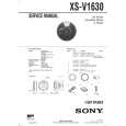 SONY XSV1630 Manual de Servicio