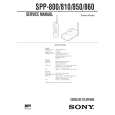 SONY SPP800 Manual de Servicio
