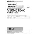 PIONEER VSX-515-K/KUCXJ Instrukcja Serwisowa