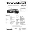 PANASONIC RX-F11 Manual de Servicio