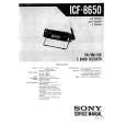 SONY ICF-8650 Manual de Servicio