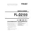 TEAC PL-D2100 Manual de Servicio