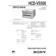 SONY HCDV5500 Manual de Servicio