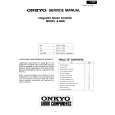 ONKYO A8800 Manual de Servicio