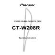PIONEER CT-W208R/KUXJ Instrukcja Obsługi