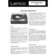 LENCO L-75 Manual de Usuario