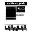 WHIRLPOOL DU8300XT1 Manual de Usuario