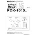 PIONEER PDK-1015/WL5 Manual de Servicio