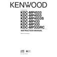 KENWOOD KDC-MP4033S Instrukcja Obsługi