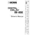 BOSS DE-200 Manual de Usuario
