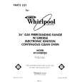 WHIRLPOOL SF5340ERW0 Catálogo de piezas
