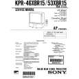 SONY KPR-46XBR15 Manual de Usuario