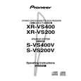 PIONEER XR-VS400/DLXJ/NC Instrukcja Obsługi