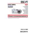 SONY DSCP7 Instrukcja Serwisowa