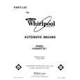 WHIRLPOOL LA5668XTF1 Catálogo de piezas
