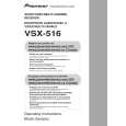 PIONEER VSX-516-K/KUCXJ Manual de Usuario