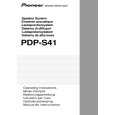 PIONEER PDP-S41/XTW/E5 Manual de Usuario