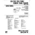 SONY CCD-TR33 Manual de Servicio
