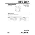 SONY MPK-DV2 Manual de Servicio