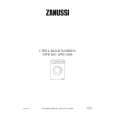 ZANUSSI ZWD586 Manual de Usuario