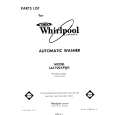 WHIRLPOOL LA5700XPW0 Catálogo de piezas