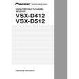PIONEER VSX-D412 Manual de Usuario