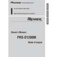 PIONEER PRS-D1200M/XS/UC Manual de Usuario