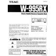 TEAC W995RX Manual de Usuario