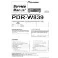PIONEER PDR-W839/WYXJ4 Manual de Servicio