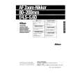 NIKON AF ZOOM-NIKKOR 80-200MM F/4.5-5.6D Manual de Usuario