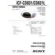 SONY ICFCD831L Instrukcja Serwisowa