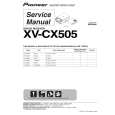 PIONEER XV-CX505/GFXJ Instrukcja Serwisowa