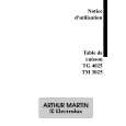 ARTHUR MARTIN ELECTROLUX TG4022N Manual de Usuario