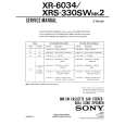 SONY XRS-330SWMK2 Manual de Servicio