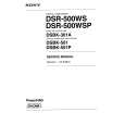SONY DSR-500WS VOLUME 1 Instrukcja Serwisowa