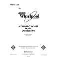 WHIRLPOOL LA8800XSW2 Catálogo de piezas