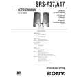 SONY SRSA47 Manual de Servicio